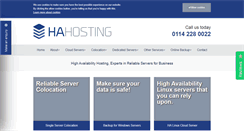 Desktop Screenshot of hahosting.com