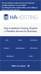 Mobile Screenshot of hahosting.com